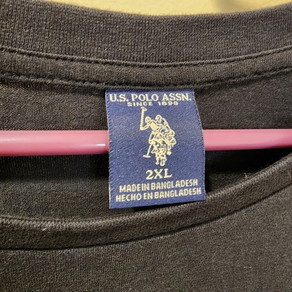 U.S. POLO ASSN.  men's Black long Sleeves Crew Neck tshirt size 2XL - Picture 4 of 13